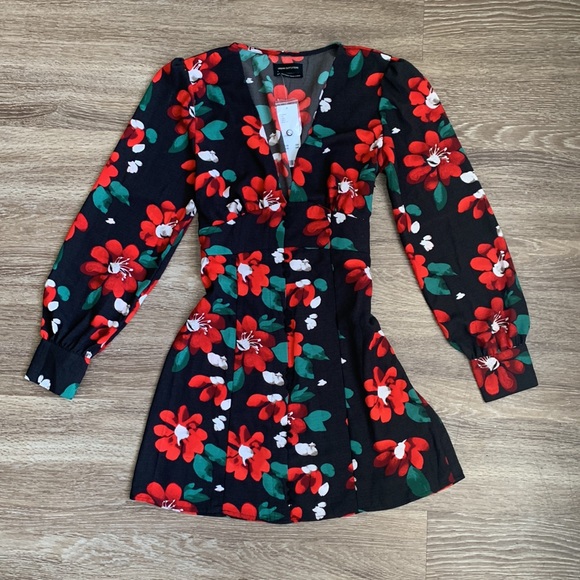 Urban Outfitters Michelle Floral Mini Dress - Picture 3 of 6